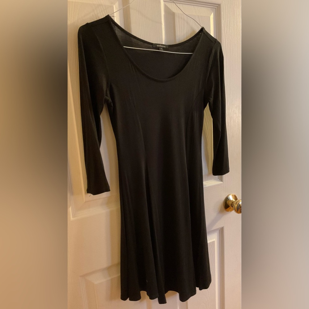 Black stretchy dress S